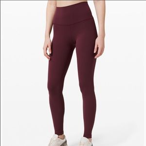 Lululemon Align Cassis Size 4